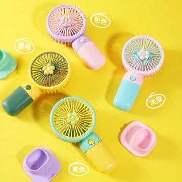 USB充電手持小風扇便攜式辦公室學生桌面迷你宿舍兒童大風力靜音【北歐家居生活】