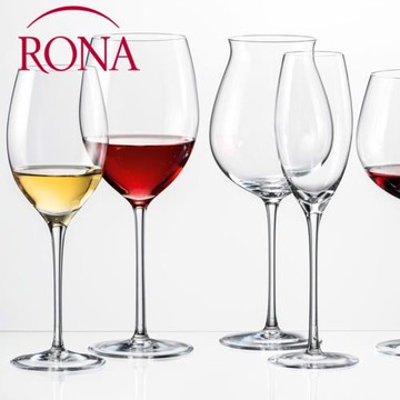 捷克RONA洛娜進口水晶紅酒杯勃艮第杯郁金香葡萄酒杯家用高腳杯子