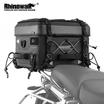 Rhinowalk堡壘系列-防水快拆36L硬殼摩托車尾包相機包頭盔包摩托車旅行包（宅配）