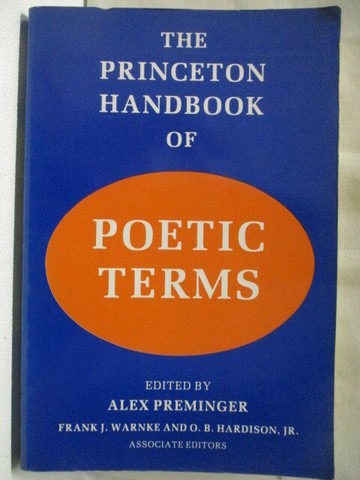 【書寶二手書T6／文學_VKP】The Princeton Handbook of Poetic Terms