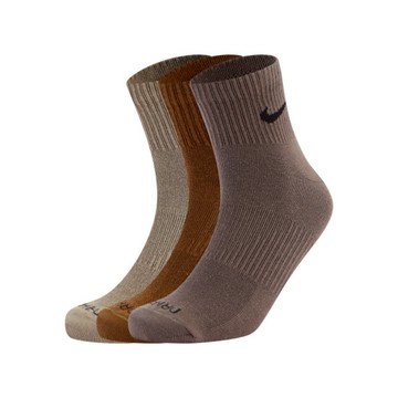 【NIKE】EVRY PLS LTWT ANK 132 襪子 短襪 休閒襪 3雙組 咖啡色 SX6893-911