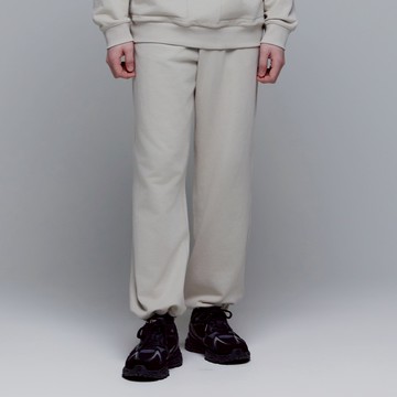 男女同款 PITTA 微寬鬆長褲 - 米色