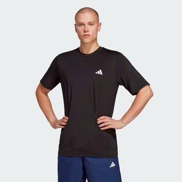【ADIDAS】TR-ES STRETCH T 男 短袖 圓領上衣 透氣 運動 黑 IC7413