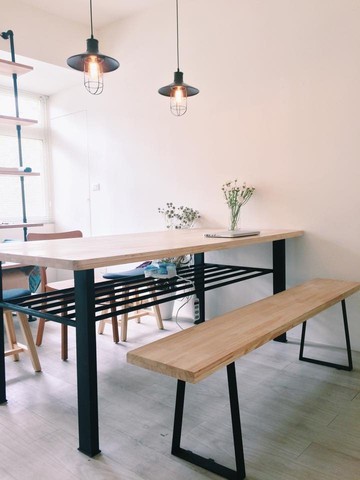 松木板書桌/會議桌/開會必備 (不含椅子)