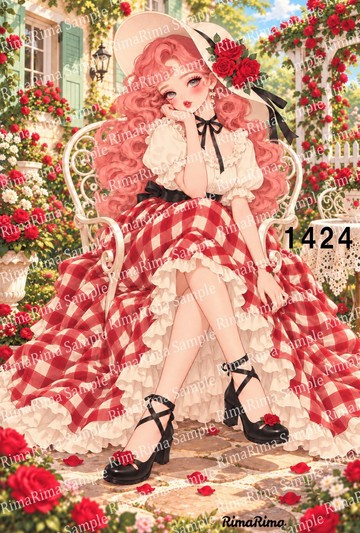 1424 原創貼紙 原創人像貼紙 貼紙 貼紙 りまりま RimaRima