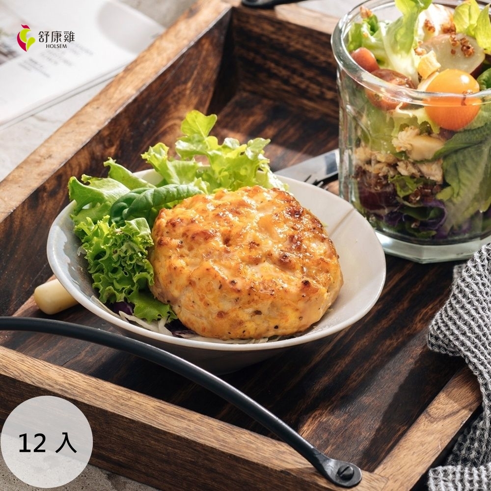 【舒康雞】野菜洋芋雞飽排 12 入組(130 g／包)