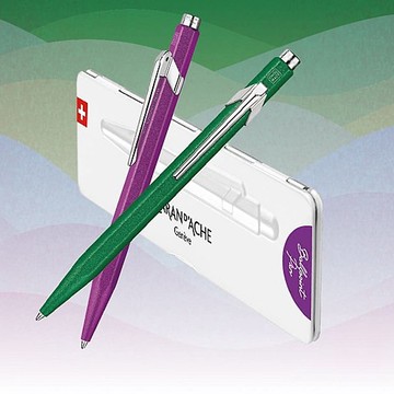 CARAN DACHE 卡達 849 COLORMAT-X 原子筆, 紫色 免費刻字服務