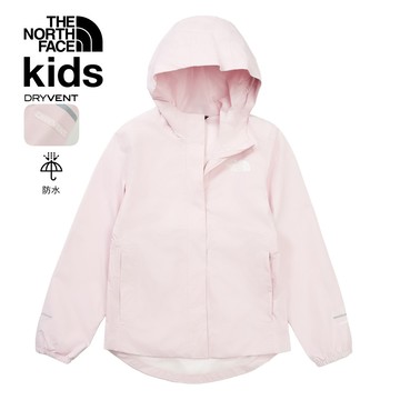 The North Face北面兒童粉色DRYVENT防水衝鋒衣｜8A49BP6 外套