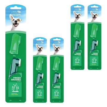fresh breath 鮮呼吸 指套牙刷組  5組  綠色