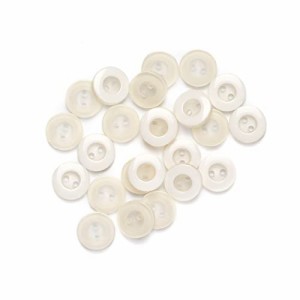 12.5mm SSYSSY 樹脂ボタン 穴２つ 11.5mm 12.5mm 100個セット 縫製 手芸 DIY用品 (12.5mm)