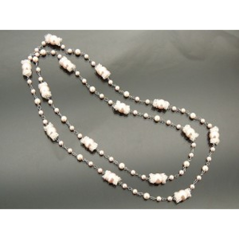 真珠 天然石 ロング ネックレス Www Snails2whales Com