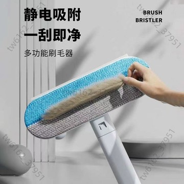 【臺灣有貨 免運】貓毛清理牀上寵物除毛器家用去貓毛乾溼兩用刷毛器多功能粘毛除毛