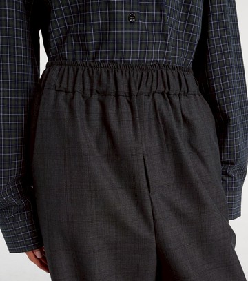 The Frankie Shop Baxter plaid wide-leg pants