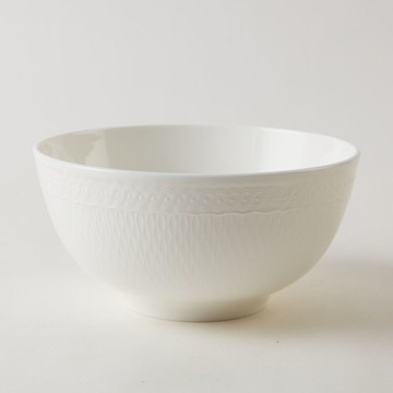 圓碗 骨瓷 LACY 18.5CM NITORI宜得利家居