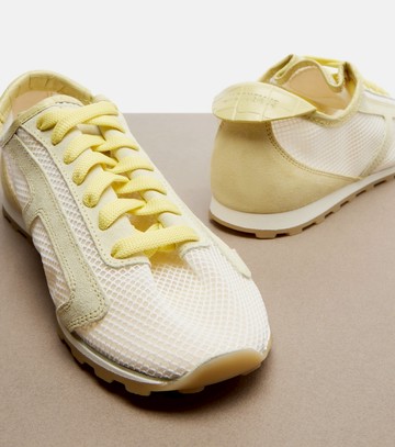 Jacquemus Tennis leather-trimmed sneakers