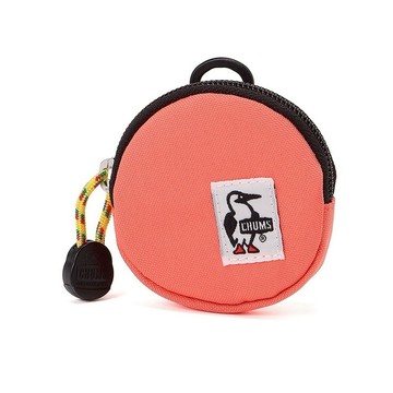 CHUMS Recycle Round Coin Case零錢收納包 珊瑚橘 CH603573D029