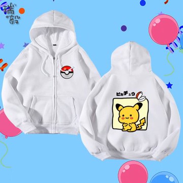精靈寶可夢皮卡丘杰尼龜噴火龍胖丁開衫衛衣男女兒童裝學生款外套