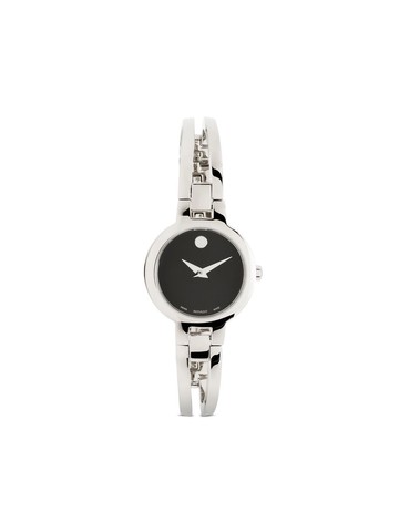 Movado - Amorosa stainless steel 24mm - women - stainless steel/Sapphire Crystal - One Size - Black