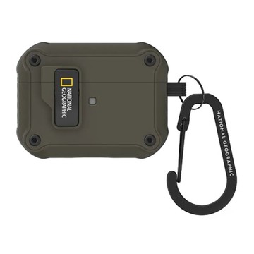 NatGeo RuggedBumper AirPodsPro1&2自動開蓋-卡奇