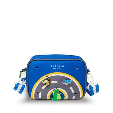 【BEATRIX NEW YORK】DONDON BAG 洞洞包-斜背包／跑道藍