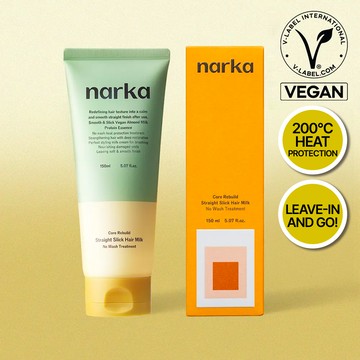 narka Core Rebuild Straight Slick Hair Milk 150ml