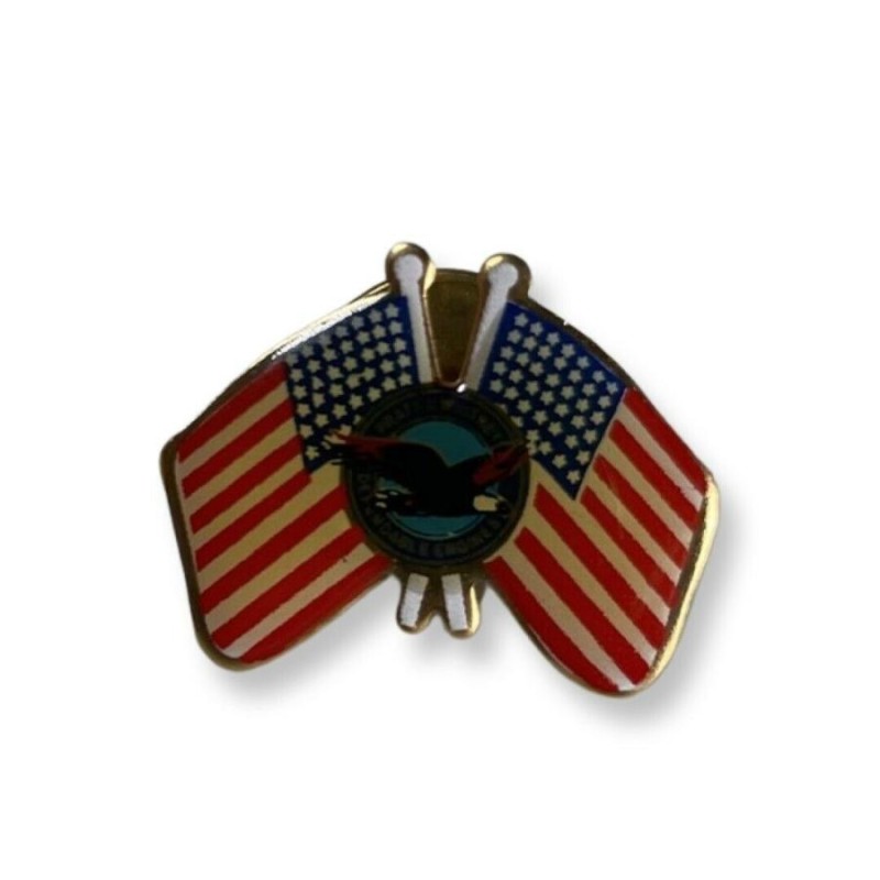 ピンバッジ Pratt & Whitney Dependable Engines US Flag Pin NEW