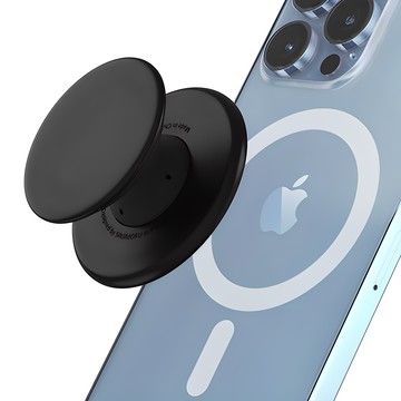 Sinjimoru M Tap Tok MagSafe 軟質手機支架  黑色  1個