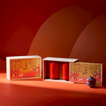 【2026新春馳澄禮盒】2025凍頂安尚烏龍(春)150g+阿里山高山烏龍 150g-王德傳