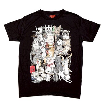 T卹，貓族，群貓