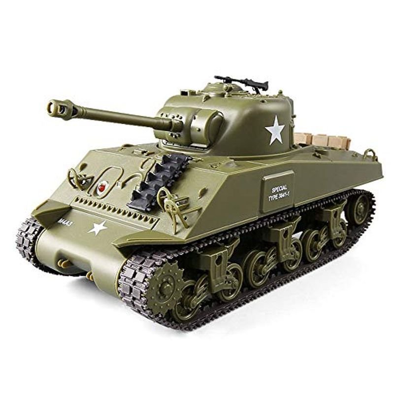 戦車 ラジコン2.4GhzリモコンアメリカのシャーマンM4A3 /パーシングM26中戦車1/30スケールモデル、シミュレーションサウンド/ア 通販  LINEポイント最大1.0%GET | LINEショッピング