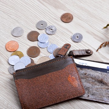 DOT design 香伴 零錢卡夾包 巧克力