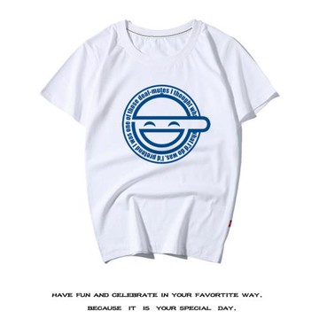 攻殼機動隊T恤純棉上衣電影同人動漫男女生寡姐休閑衣服笑臉短袖t