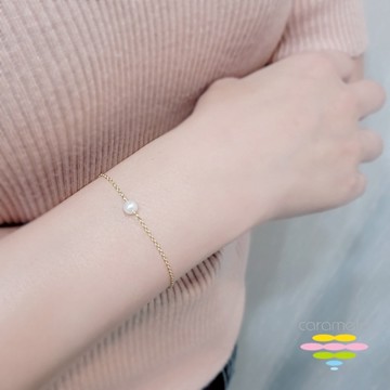 彩糖鑽工坊 珍珠手鍊 淡水珍珠 簡愛 4-5mm 系列