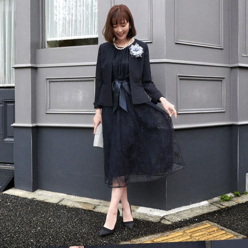 LL マザーズドレス　セレモニースーツ　刺繍ジャケット　結婚式　七五三　母　ママ 楽天市場】セレモニースーツ 2点セット ジャケット ワンピース