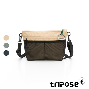 tripose GO+微皺尼龍擴充式網袋斜背包 (信封包/肩背包)