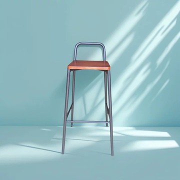 實木簡約現代吧臺凳子家用高腳椅輕奢酒吧椅網紅吧臺椅輕奢高腳凳 z8091