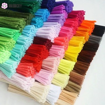 🌷扭一扭🌷 毛根diy 兒童勞作 幼兒園手作 玩具材料 超密毛根 毛條 混裝 創意手作 毛絨條 手作材料