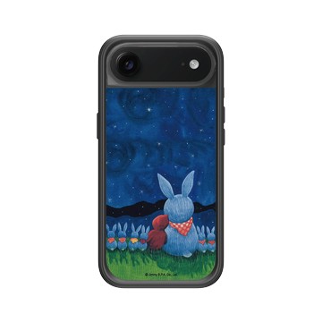 iPhone Air Mod NX -邊框背蓋組合 (相機按鈕) 黑 - 幾米 Jimmy Liao - 世界別為我擔心-在一起