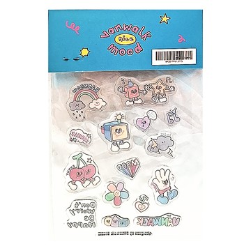 Vanwalk 原創可愛心情系列 泡泡貼紙 K476 10g  1入