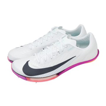 Nike 田徑釘鞋 Air Zoom Maxfly 2 男鞋 白 粉 氣墊 推進 抓地  FD8395-100