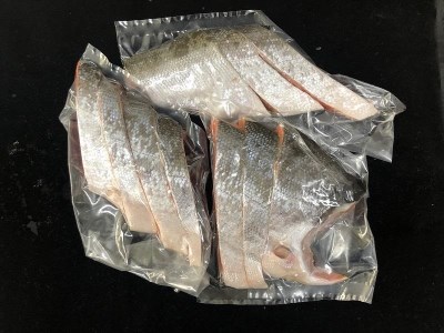 美味しい天然塩紅鮭切身（片身切身）