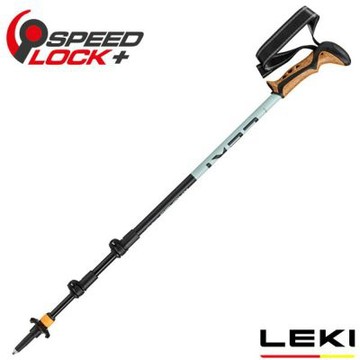 【LEKI】Khumbu Lite AS 軟木塑型握把快速扣減震登山杖(100-135cm/單支販售)/ 65621561S