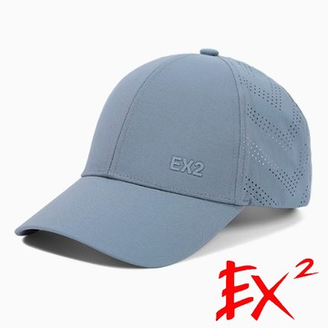 【EX2德國】透氣休閒棒球帽『灰藍』365146 戶外 露營 登山 健行 休閒 時尚 遮陽帽