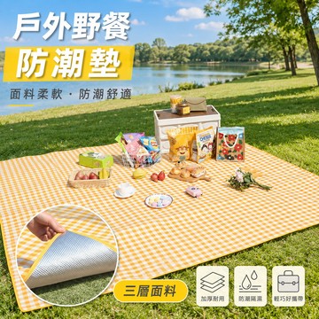 防水野餐墊 加厚 600D 牛津布 露營地墊 雙面防潮墊 可折疊便攜 沙灘墊 草地墊 帳篷地墊 戶外郊遊 春遊野炊 收納