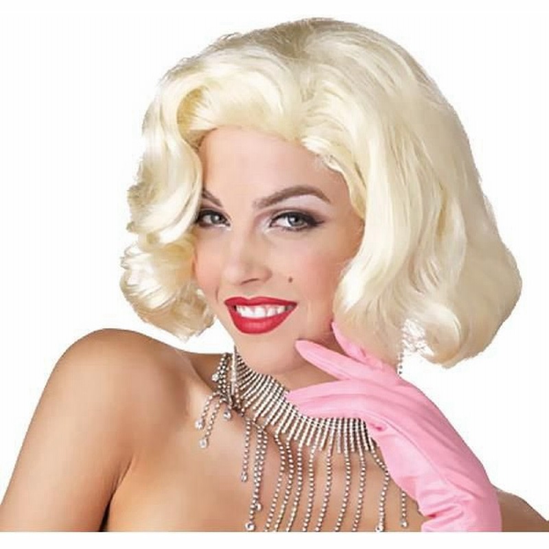 芸能人 歌手ウィッグ かつら マリリンモンロー コスプレ マリリン モンロー ダイアモンド 大人用 通販 Lineポイント最大0 5 Get Lineショッピング