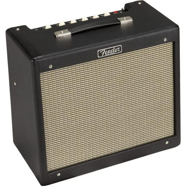 Fender Blues Junior IV Guitar Amplifier, Black Bundle with Instrument Cable