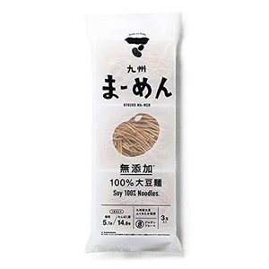 九州まーめん 大豆? 乾麺 (1袋 3食入り) 大豆100％ 無添加 (1袋3食入り)