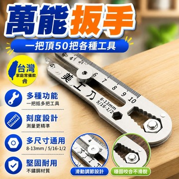 🔥臺灣出貨24H🔥【一把頂50把】德國進口萬能扳手美工刀工具自緊多功能扳手帶刻度hhfoof
