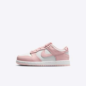 Nike 耐吉 Dunk Low BP [HV0930-100] 中童 運動休閒鞋 低筒 舒適 穿搭 粉紅 白