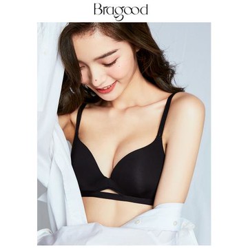 內衣女文胸小胸聚攏薄款春夏無痕大胸顯小胸罩性感聚攏無鋼圈美背